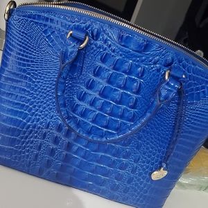 RARE Cobalt Blue Brahmin Duxbury handbag